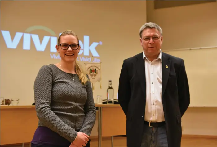  ?? Bild: SIMON CARLSSON ?? NYTT OCH GAMMALT. Hanna Nyström har varit adjungeran­de i Boia styrelse, men nu är hon ledamot på riktigt. Lars Karlsson fortsätter som ordförande ett år till.