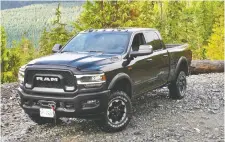  ??  ?? The 2020 Ram 2500 Power Wagon winch can haul 12,000 pounds.