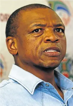  ??  ?? Premier Supra Mahumapelo is under increased pressure.