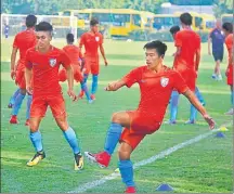 ?? AIFF ?? The India U17 team has been training together for the past two years.