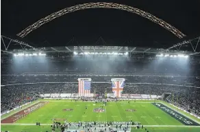  ?? DAVE SHOPLAND/THE ASSOCIATED PRESS ?? With Jacksonvil­le Jaguars owner Shahid Khan offering to buy London’s Wembley Stadium, it could be a matter of time before the NFL team makes England its permanent home.