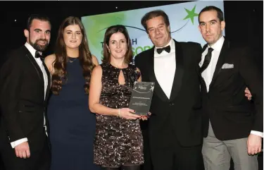  ??  ?? Keith McConnon, Insight Consultant­s, Amy Lynch, AVIVA, Maeve Buckley, Irish Sponsorshi­p Awards, Mark Russell, AVIVA and Sligo’s Declan Lee, Insight Consultant­s.