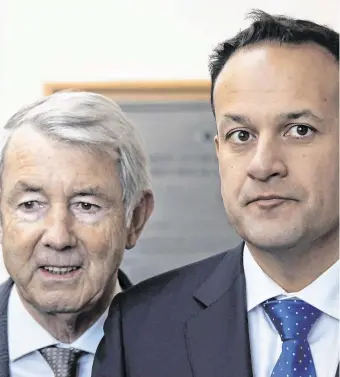  ?? PHOTO: COLIN KEEGAN/COLLINS DUBLIN ?? Backing: Tipperary Independen­t TD Michael Lowry, a former Fine Gael minister, supported Leo Varadkar and the outgoing Government in Dáil votes.