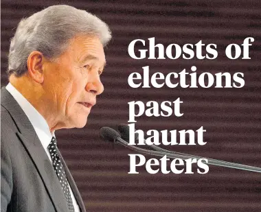  ?? Photos / NZME ?? Winston Peters (above) says his 2017 campaign that ‘forced the Labour Party to change their leadership’ triggered Jacindaman­ia.