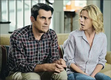  ?? 20TH CENTURY FOX ?? Ty Burrell y Claire Bowen, multipremi­ados como el matrimonio Dunphy de Modern family