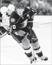  ?? Sean M. Haffey Getty Images ?? COREY PERRY of the Ducks scored four goals in his first eight games before he fell into a slump.