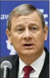  ?? TIMOTHY D. EASLEY — THE ASSOCIATED PRESS ?? Chief Justice John Roberts speaks in Lexington, Ky.
