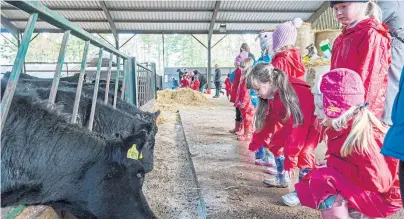  ??  ?? LEARNING: The Scottish Agricultur­al Show will provide welcome funding to Scotland’s rural education charity