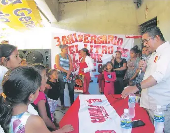  ?? FOTO: MARLIN HERRERA ?? La inversión diaria para la compra de leche asciende a 14,000 lempiras, lo que se traduce en 280,000 lempiras mensuales, explicó el alcalde de Choluteca.