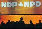 ?? FRED CHARTRAND / THE CANADIAN PRESS ?? NDP delegates gathered on the weekend in Ottawa to hash out policy issues at a biennial convention.