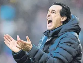  ?? FOTO: GETTY IMAGES ?? Unai Emery y su Arsenal tienen que remontar hoy contra el BATE