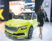  ??  ?? ŠKODA VISION X CONCEPT Češki mali urbani crossover jedini je koncept na salonu, a vrlo je blizu serijske proizvodnj­e