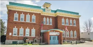  ?? BRUCE DEACHMAN ?? Westmeath Public School will close and students will go to Beachburg Public School next fall.