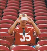  ?? Scott Strazzante / The Chronicle 2015 ?? The 49ers’ first game, Sept. 13 at home against Arizona, will be without fans.