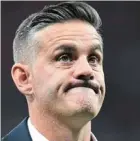  ?? — AP ?? Zip it: Herdman reacts at the end of the match against belgium.