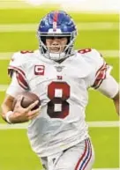  ?? AP ?? Daniel Jones does some running, but can’t get Giants in end zone.