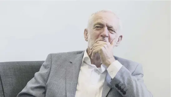  ??  ?? Jeremy Corbyn appears lost in thought, perhaps about his supporters’ alleged sleeping habits. Or perhaps not…