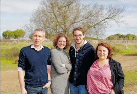  ??  ?? Visite de la députée européenne dans le Biterrois