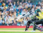  ?? Photo / Photosport ?? Devon Conway top scored for New Zealand with 92 not out off 58 balls in Saturday’s T20 victory over Australia.