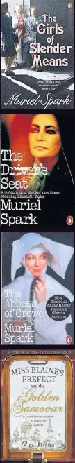  ??  ?? NOVEL IDEA From top, Spark’s best-known titles. Above, Wojtas’s homage to Miss Jean Brodie
