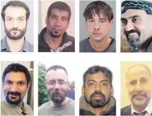  ?? TORONTO POLICE SERVICE VIA CP ?? Bruce McArthur’s victims, top row from left: Selim Esen, Soroush Mahmudi, Dean Lisowick and Abdulbasir Faizi. Bottom row, from left: Skandaraj Navaratnam, Andrew Kinsman, Kirushna Kanagaratn­am and Majeed Kayhan.