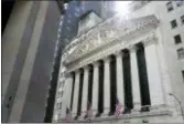  ?? SETH WENIG — THE ASSOCIATED PRESS FILE ?? This photo shows the New York Stock Exchange in New York. U.S. stocks rose Tuesday following strong results from industrial and health care companies as well as a report that U.S. and China are trying to restart trade talks.