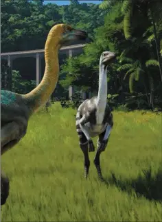  ??  ?? Perhaps the most fun part ofJurassic World Evolution is the dinosaurs themselves.