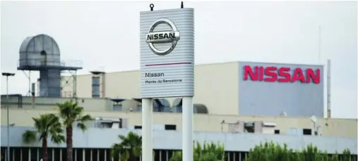  ?? EFE ?? La planta de Nissan en Barcelona continúa sin ver una salida empresaria­l con garantías