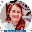  ?? ?? Reshma Budhia, Director, Toss
The Coin