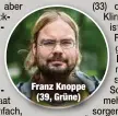  ??  ?? Franz Knoppe
(39, Grüne)