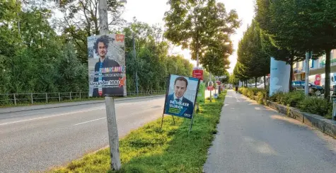  ?? Foto: Marlene Volkmann ?? Wahlplakat­e pflastern derzeit die Straßen, sie werden von den Leuten aus den Ortsverbän­den aufgestell­t. Deren Arbeit besteht daneben aber auch aus vielen anderen The‰ menbereich­en.