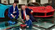  ??  ?? The family who sell UK’s supercars