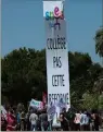  ?? (Photo archives Franck Fernandes) ?? En , les profs avaient manifesté à Nice contre la réforme du collège.