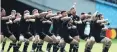  ?? PHOTO: GETTY IMAGES ?? TJ Perenara leads the haka.