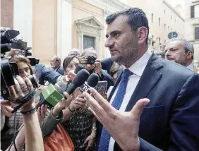  ?? Ansa ?? Renziano Antonio Decaro, sindaco di Bari e presidente dell’Anci