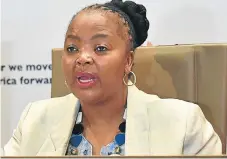  ?? /GCIS ?? They will be checked: South African Social Security Agency CEO Pearl Bengu says in a report to the court that recipients will be biometrica­lly verified before the card swap is done.