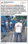  ?? CEDOC PERFIL ?? ROMA. Detuvieron a migrantes que esperaban atención médica.
