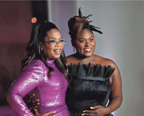  ?? MICHAEL TRAN/AFP VIA GETTY IMAGES ?? Oprah Winfrey and Danielle Brooks attend the 3rd Annual Academy Museum Gala at the Academy Museum of Motion Pictures in Los Angeles on Dec. 3.