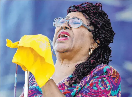  ?? Eliot Kamenitz The Associated Press ?? Jean Knight and her band perform on the Abita Beer Stage during the French Quarter Festival in 2016 in New Orleans.