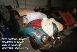  ?? FOTO PPN ?? Deze BMW was volgens Indencleef de wagen van Eva Braun, de vrouw van Hitler.