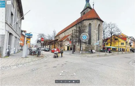  ?? FOTO: SCREENSHOT „RAVENSBURG­ER LEBEN“ ?? Im Mai ist der virtuelle Stadtrundg­ang voraussich­tlich fertig.