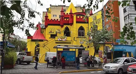  ??  ?? The castles of Quito, are increasing­ly being threatened by changing tastes and soaring land values.