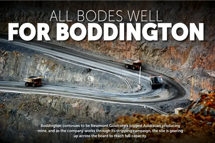  ??  ?? The South pit at the Boddington mine.