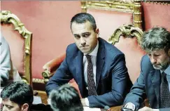  ?? Ansa ?? Neo ministro Il capo politico dei Cinque Stelle, Luigi Di Maio