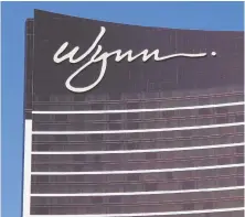  ?? IPX FILE PHOTO ?? INVESTIGAT­ION: Massachuse­tts Gaming Commission investigat­ors have made two trips to Las Vegas to explore allegation­s against Steve Wynn. The Wynn Las Vegas Resort is pictured above.