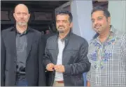  ?? PHOTO: PRODIP GUHA/HT ?? Loy Mendonsa (left), Ehsaan Noorani (centre) and Shankar Mahadevan