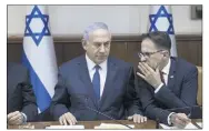  ?? (Photo MaxPPP) ?? Le Premier ministre Benjamin Netanyahu étudie la question des portiques de sécurité sur l’esplanade de mosquées.