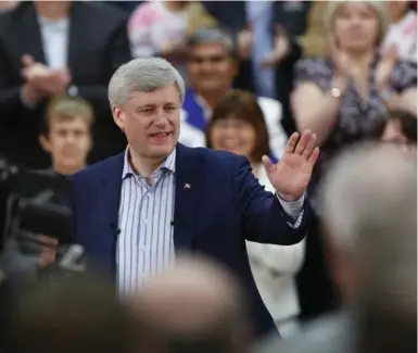  ?? JOHN WOODS/THE CANADIAN PRESS ?? Prime Minister Stephen Harper set aside $13.4 million in the budget to attract a broader field of Order of Canada nominees.