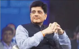  ?? MINT/FILE ?? Union finance minister Piyush Goyal told the Rajya Sabha that he discussed the issue with Swiss authoritie­s