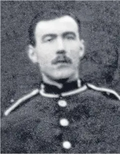  ??  ?? Remembered: Private Charles Melvin of Kirriemuir.